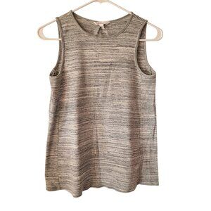 Athleta Womens US Size XS Sleeveless Gray Space Dye Tank Top USA Made